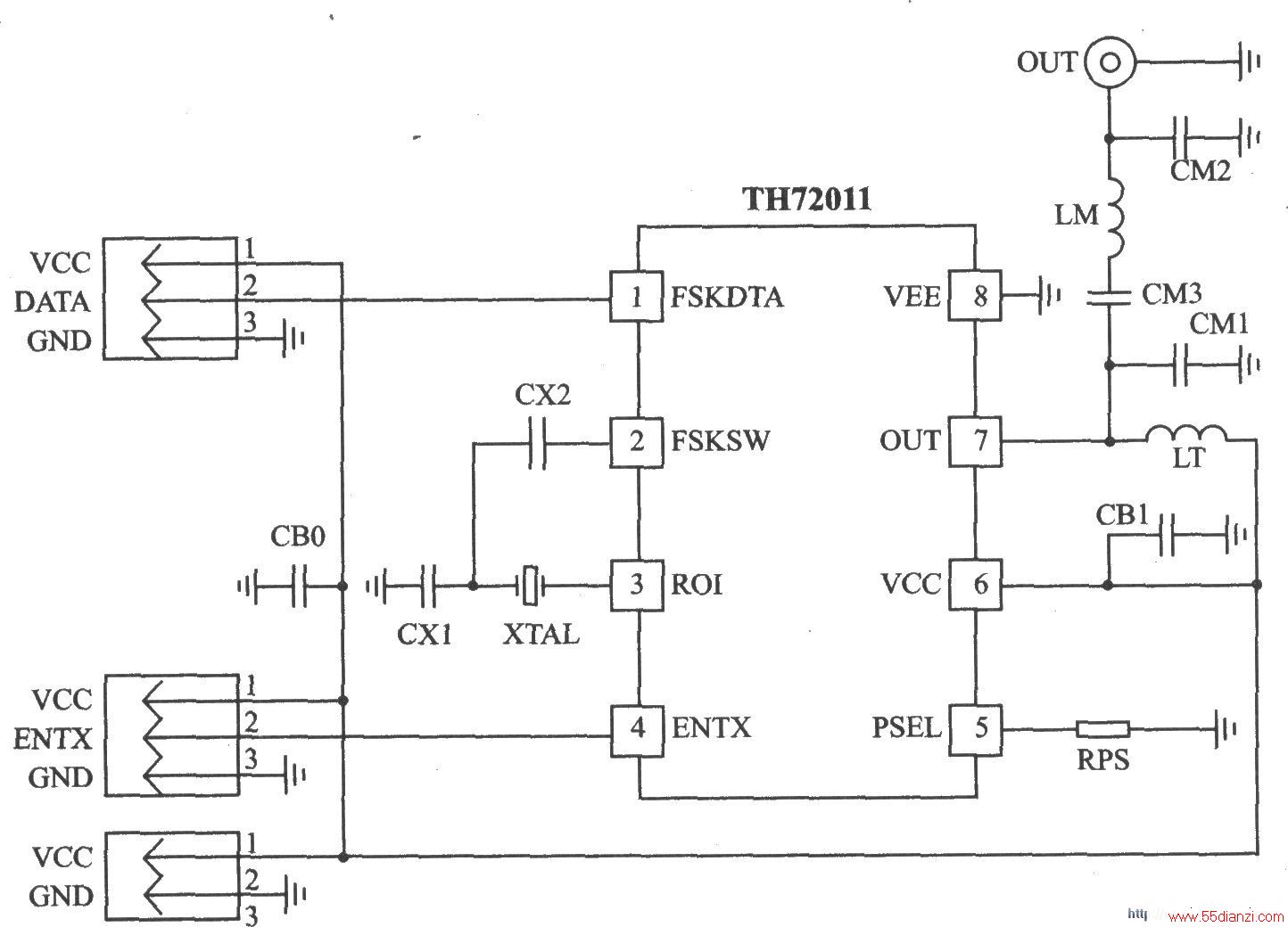 TH72011 FSK 433 MHz