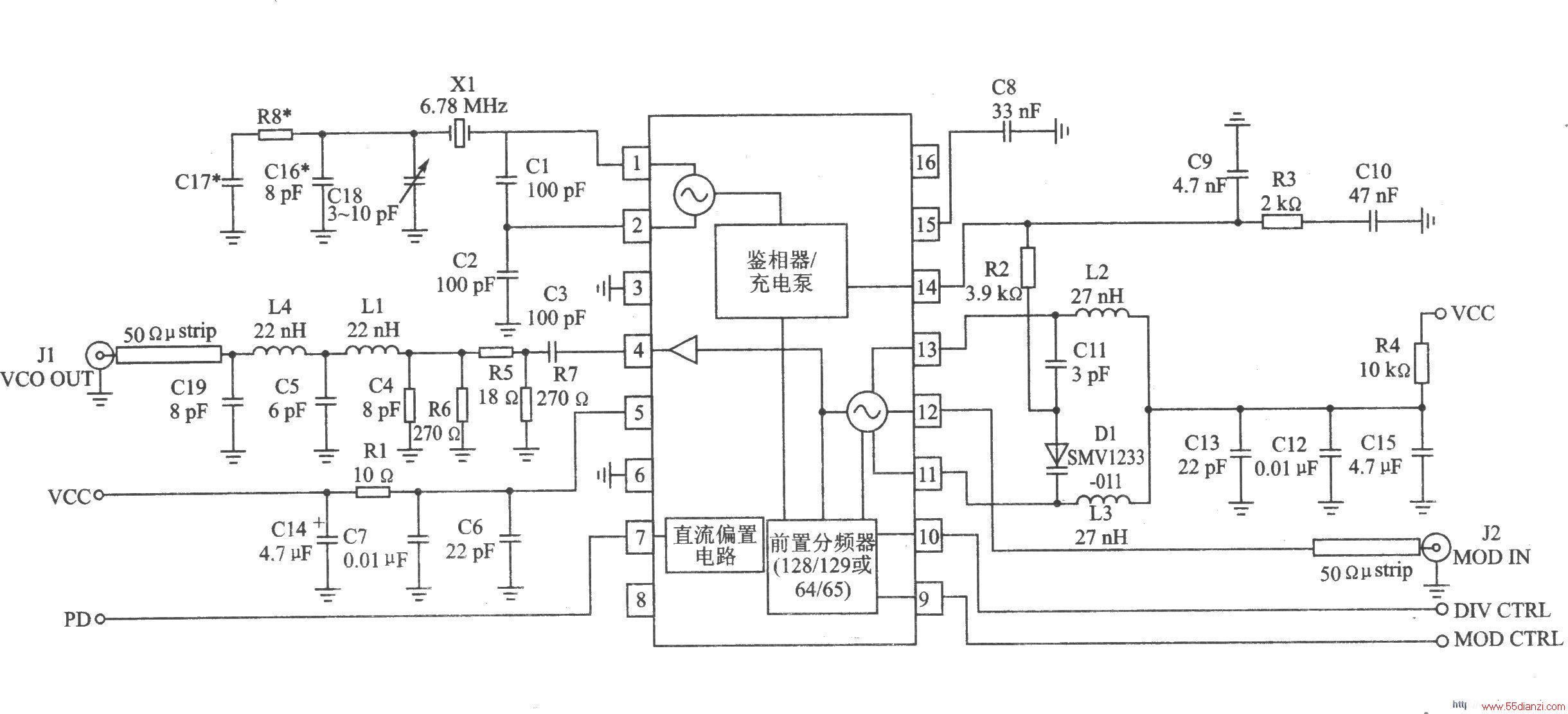 RF2510 FM/FSK 915/868/433 MHz