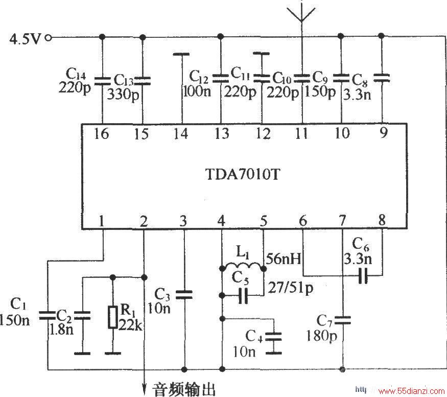 TDA7010TɵĽյ·