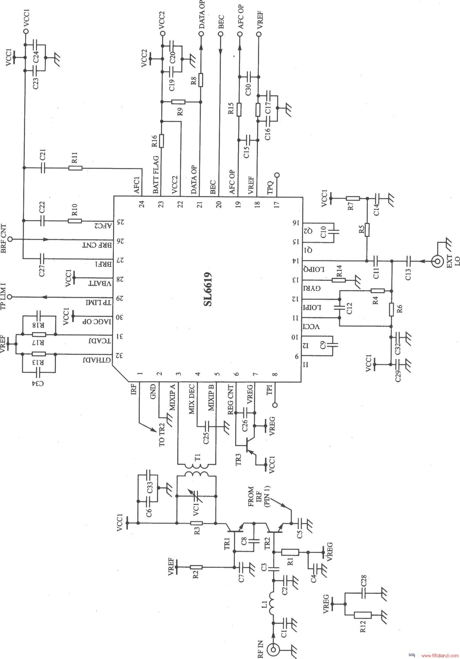 SL6619 FSK 450MHz