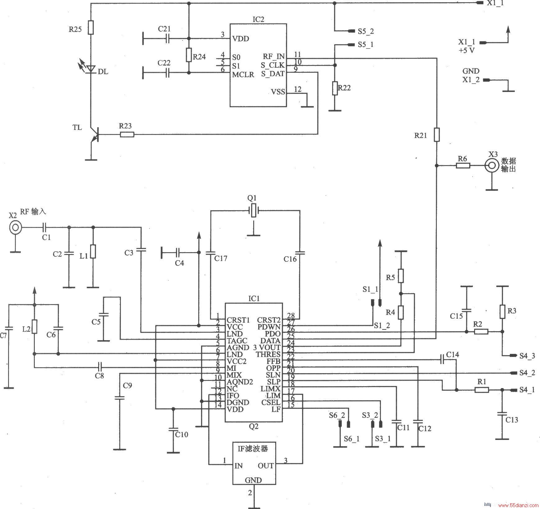 TDA5204 El ASK 390 MHz