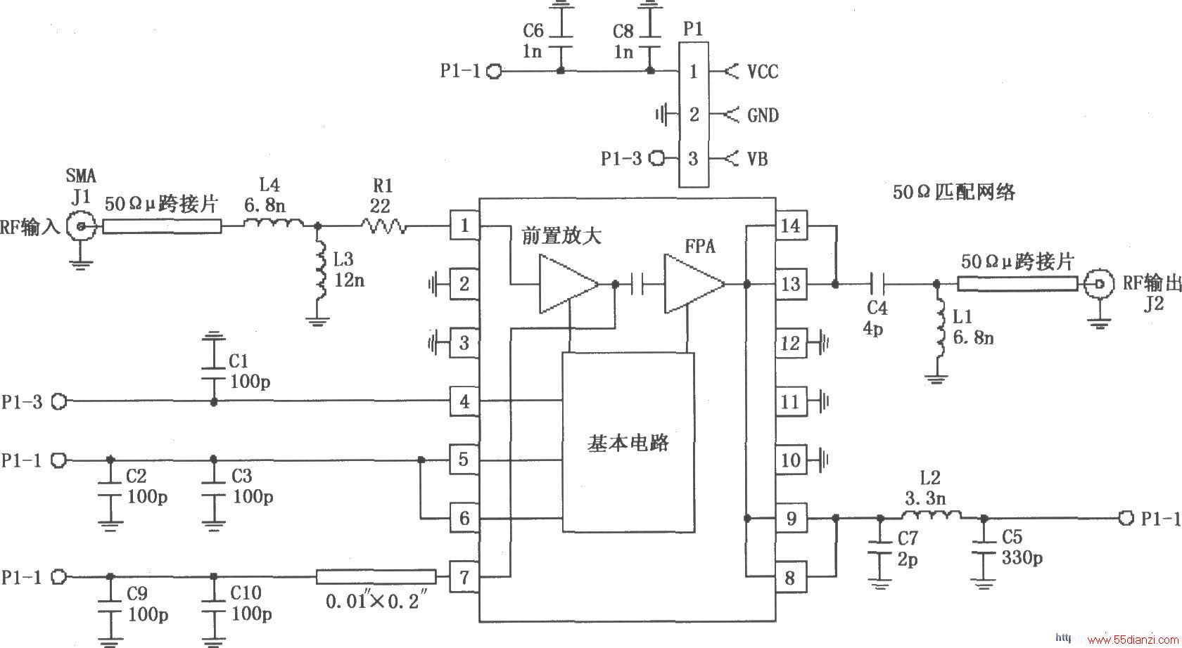 RF2103Pɵ915MHzƵŴĵ·