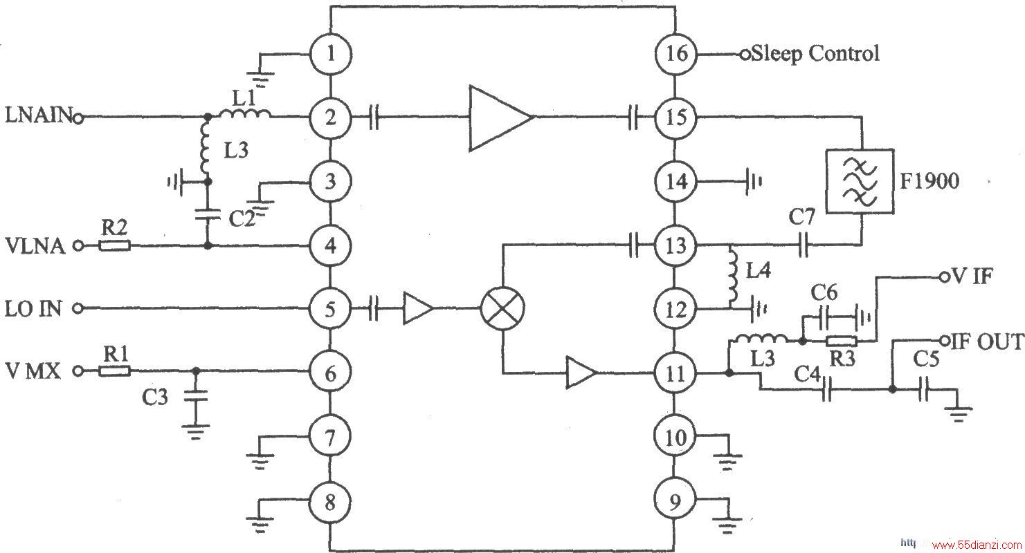 TQ5622 TDMA/PCS l9901930 MHz