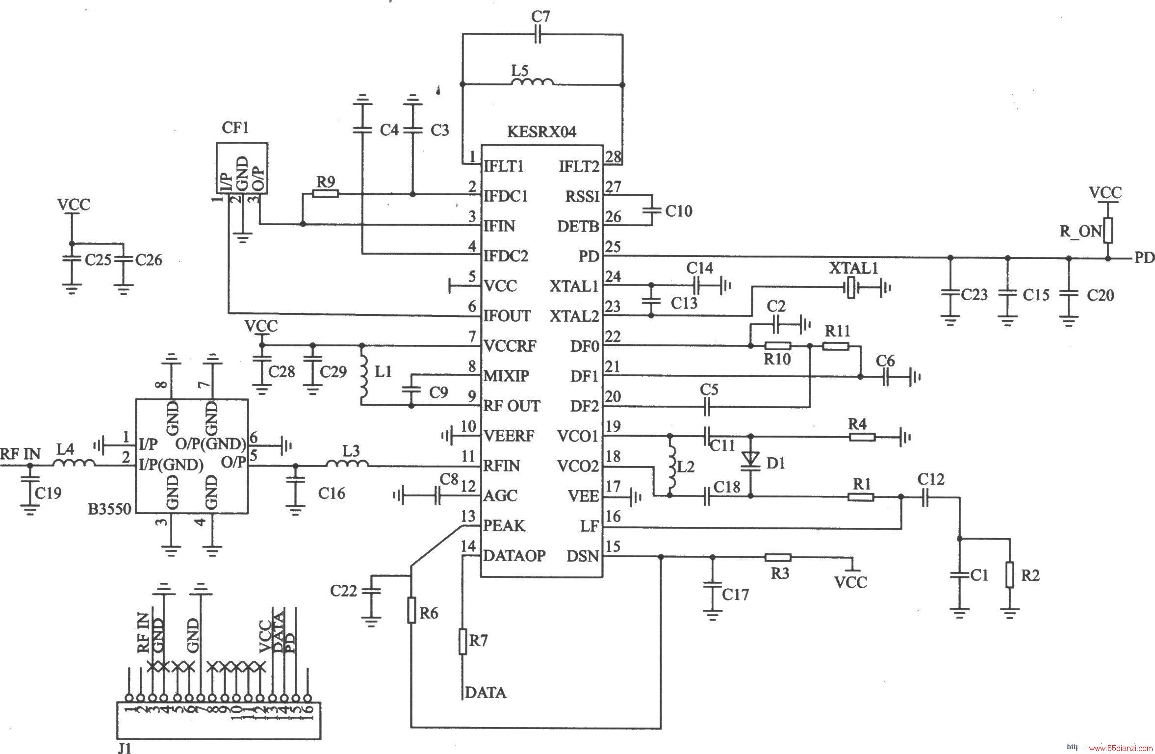 KESRX04 ASK 470260 MHz