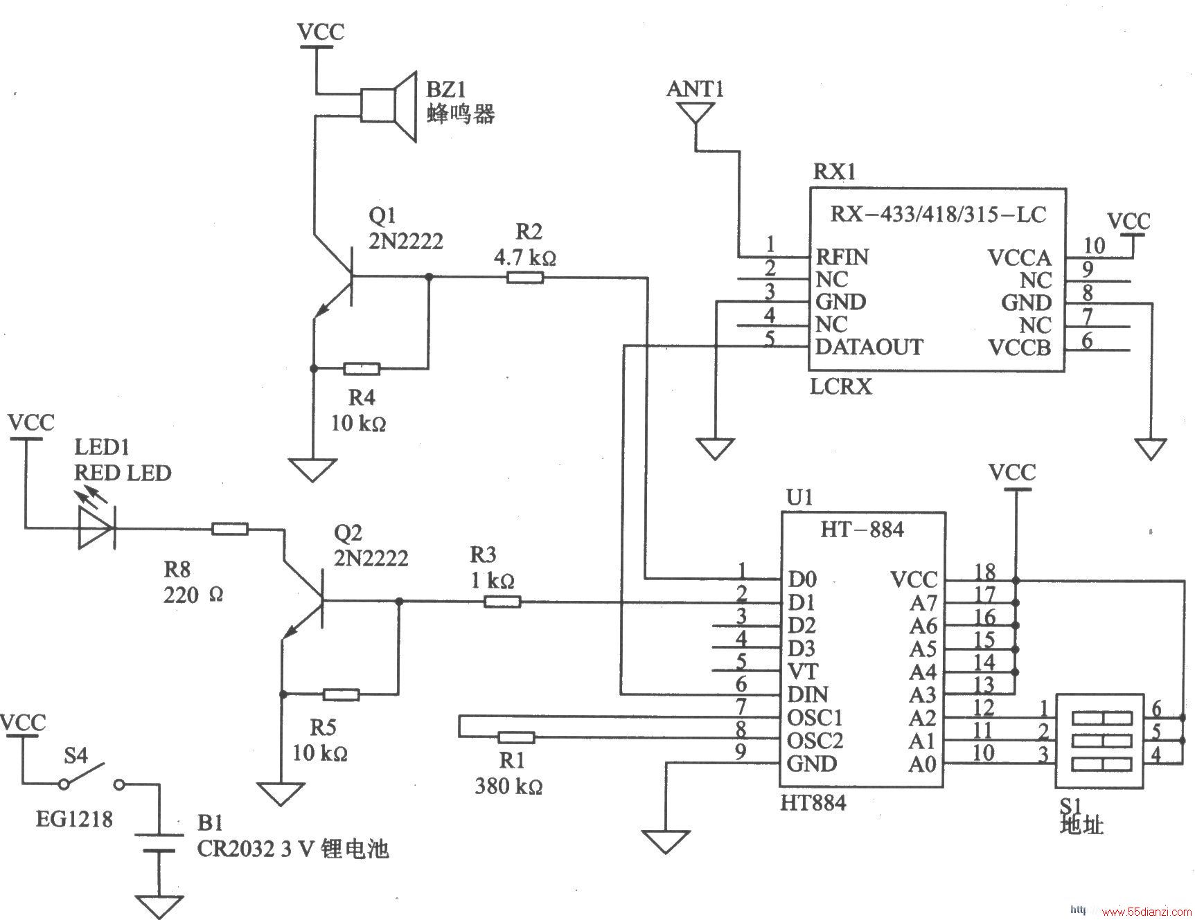 RXM-433/418/315-LC-P AMģ