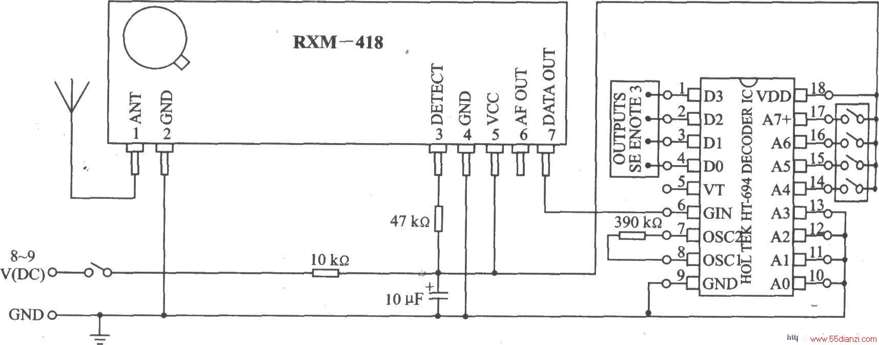 RXM-433/418-RMϵFMʽģ