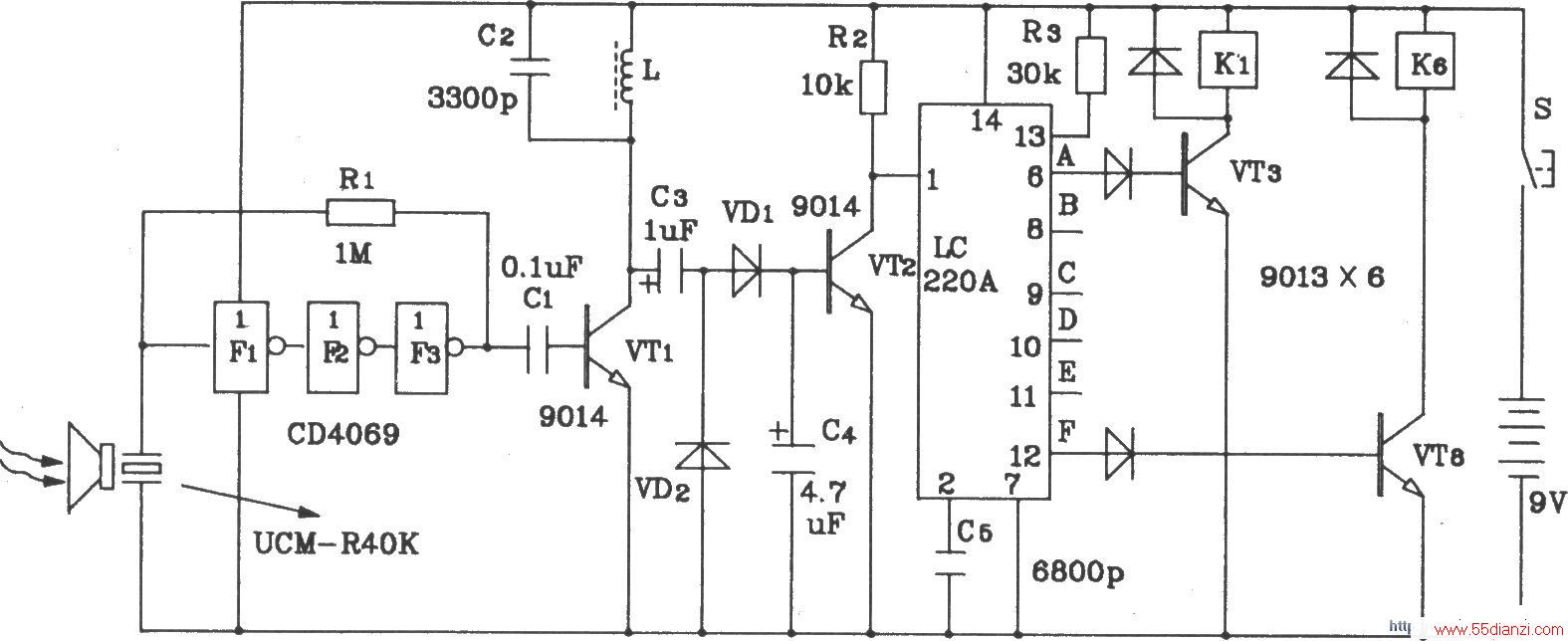 LC219/220Aɳ6·ңؽӦõ·ͼ