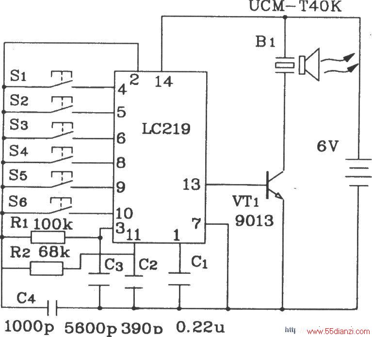 LC219/220Aɳ6·ңؽӦõ·ͼ