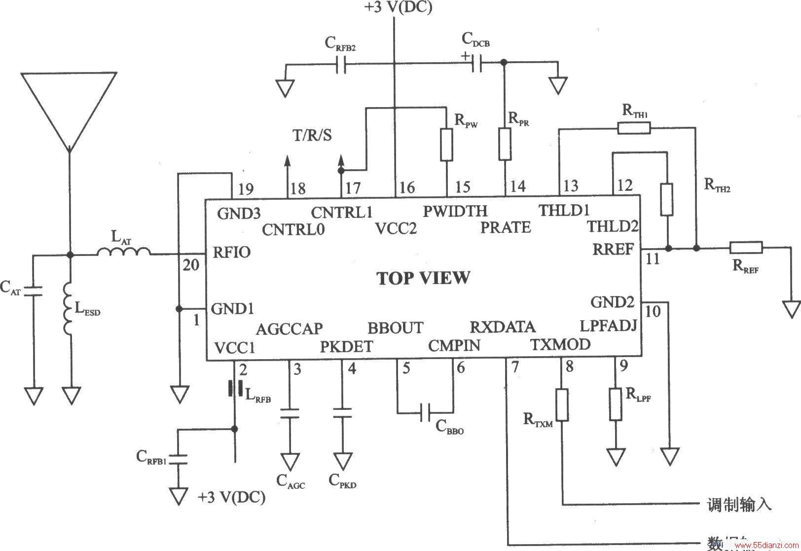 TR3100 ASK 433.92 MHzշ