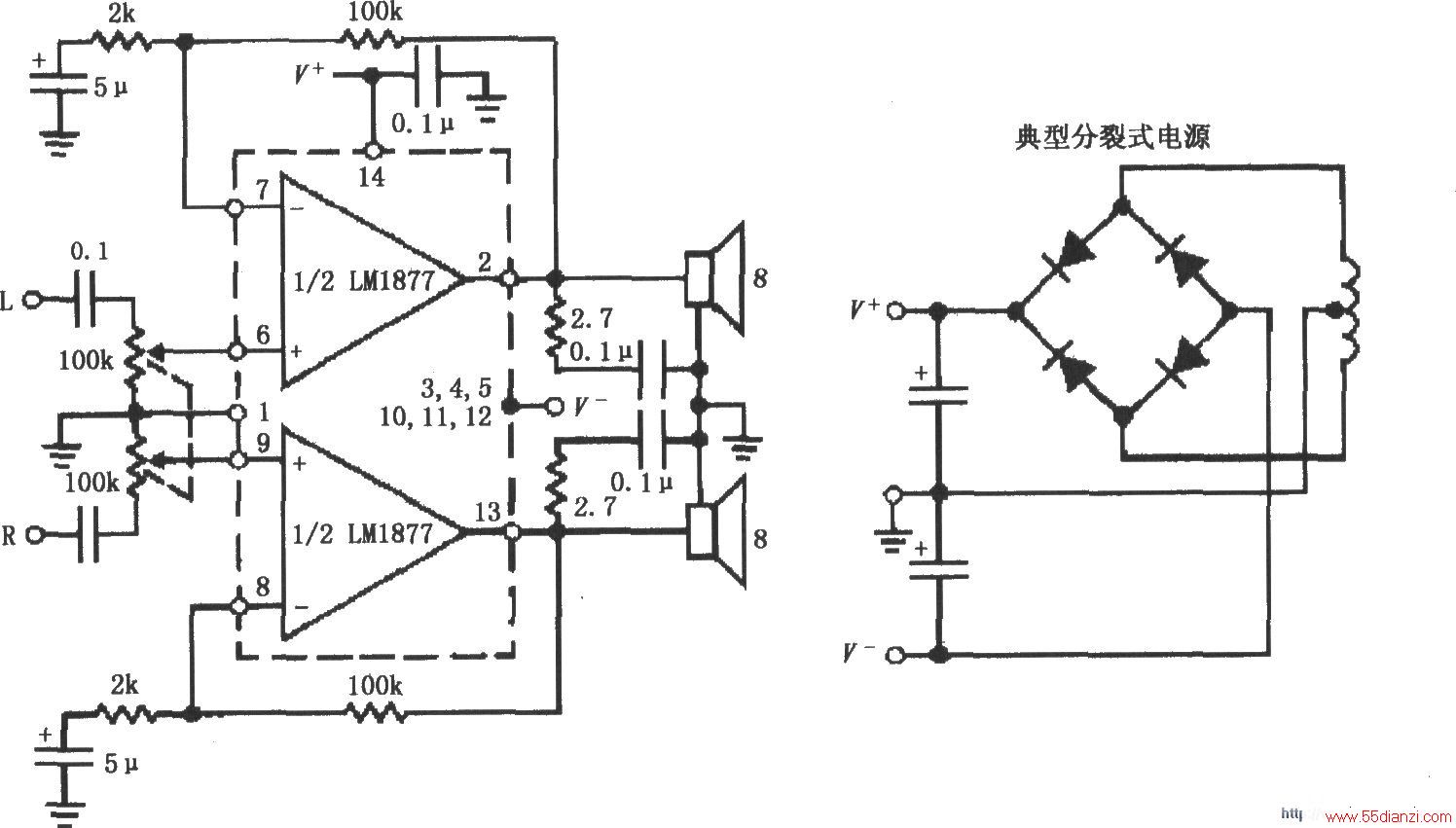 LM1877÷ʽԴͬƵʷŴ·
