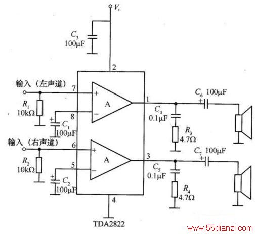 TDA2822Ӧõ·