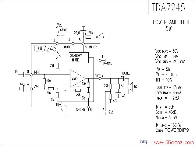 TDA7245ŵ·