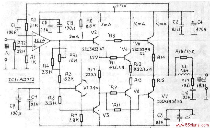 AD712뾧ɵ2x10WʷŴ