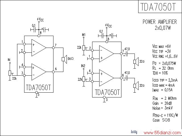 TDA7050Tŵ·