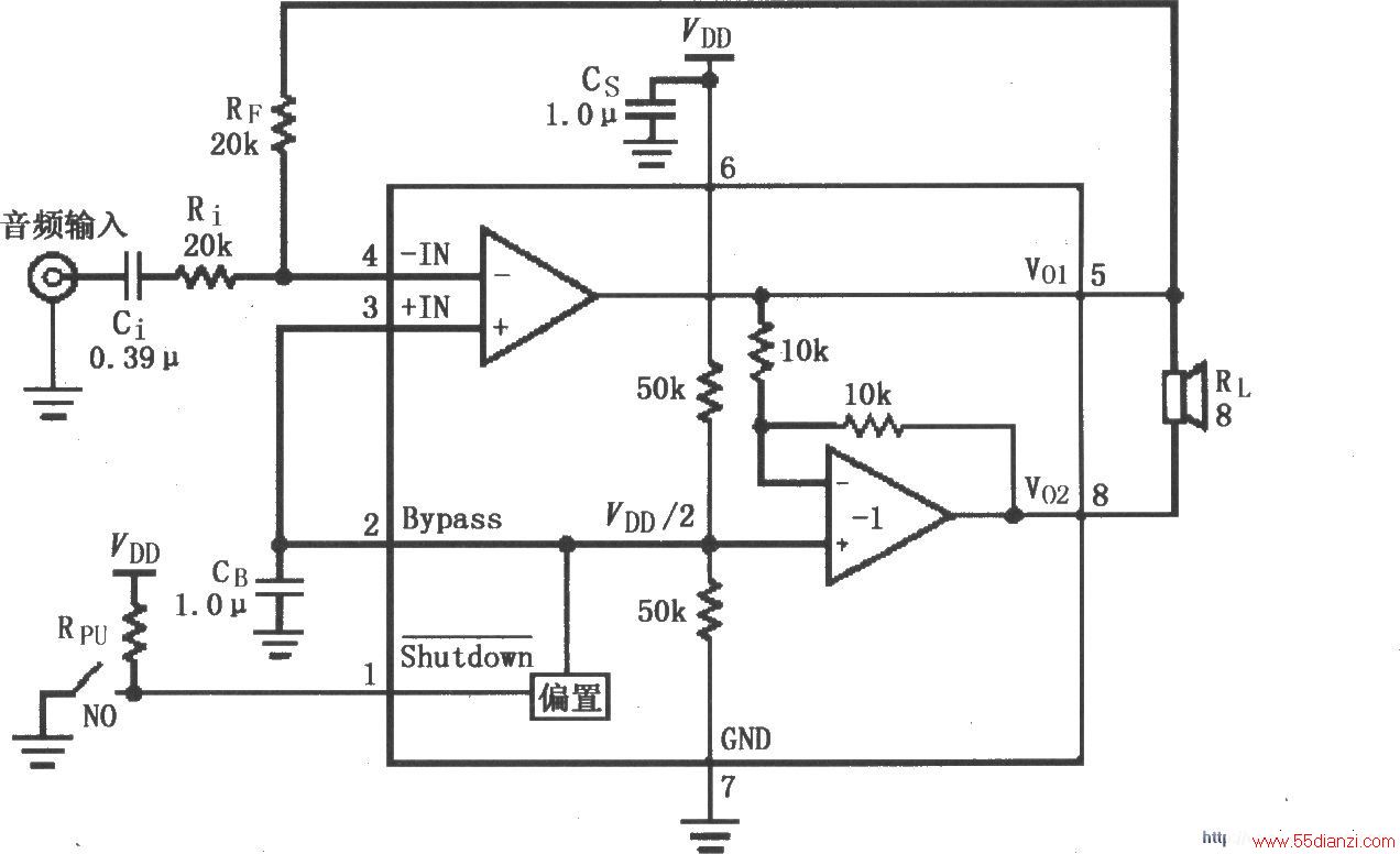 LM4902ƵʷŴ·(MSOPװ)