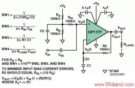 Analog Devices:ԴͬŴ·ȷĵԴƵ=1+R2/R1