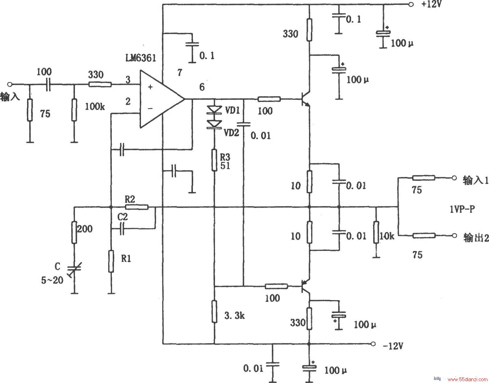 LM6361ɵԸصĿ