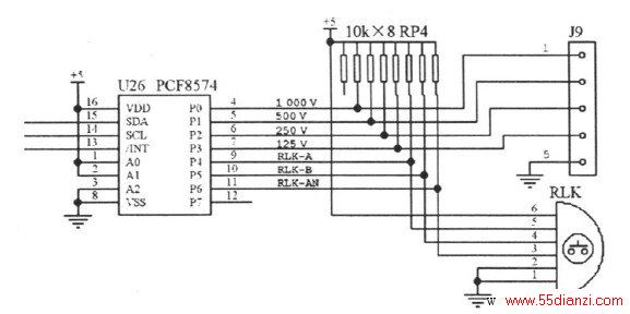 ͼ3  ʡI/ O ߵİӿڵ·