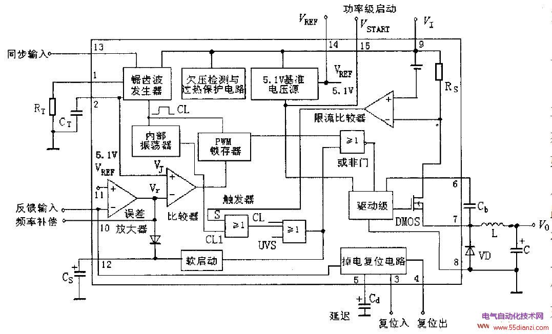 ͼ1 L4970A ԭͼ