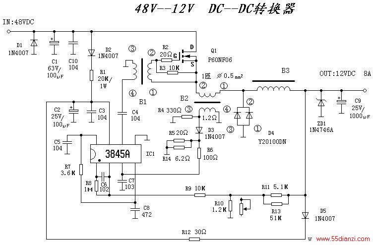 48V-12VDC/DCת·ԭ