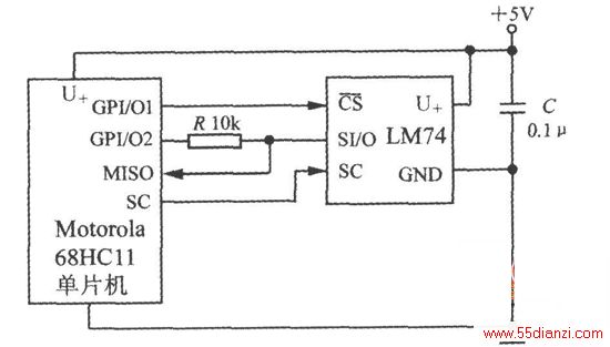 ¶ȴLM7468HC11͵Ƭ·ͼ