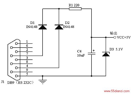 RS232ȡ·ͼ1