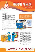 常见电气火灾宣教挂图 常见电气火灾宣教挂图