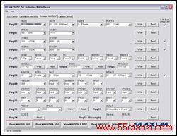 图13. 上图表明正确设置了MAX9257串行器。Deserializer MAX9258屏幕应该和该屏幕显示相似,这样,系统才能在照相或I²C模式下正常工作。