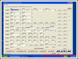 图8. 设置所有参数后的Serializer MAX9257页面parameters.